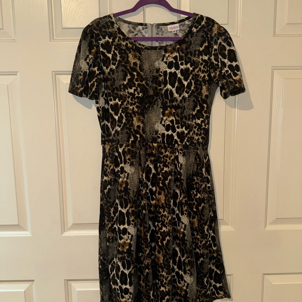 Leopard Print Women's Dress
